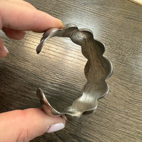 925 TAXCO MEXICO Sterling silver cuff bracelet - Picture 8 of 8